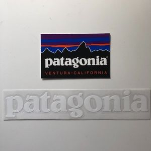 2 PATAGONIA STICKERS
